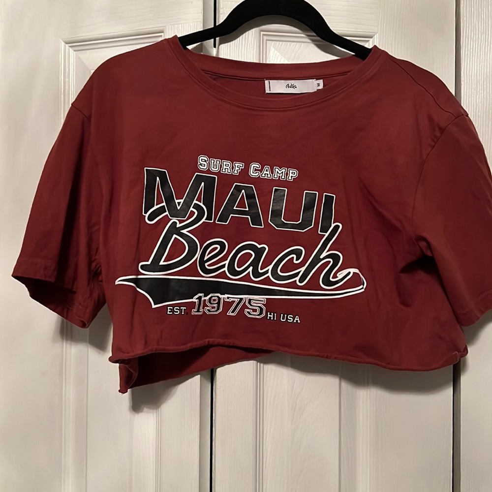 maui beach crop top